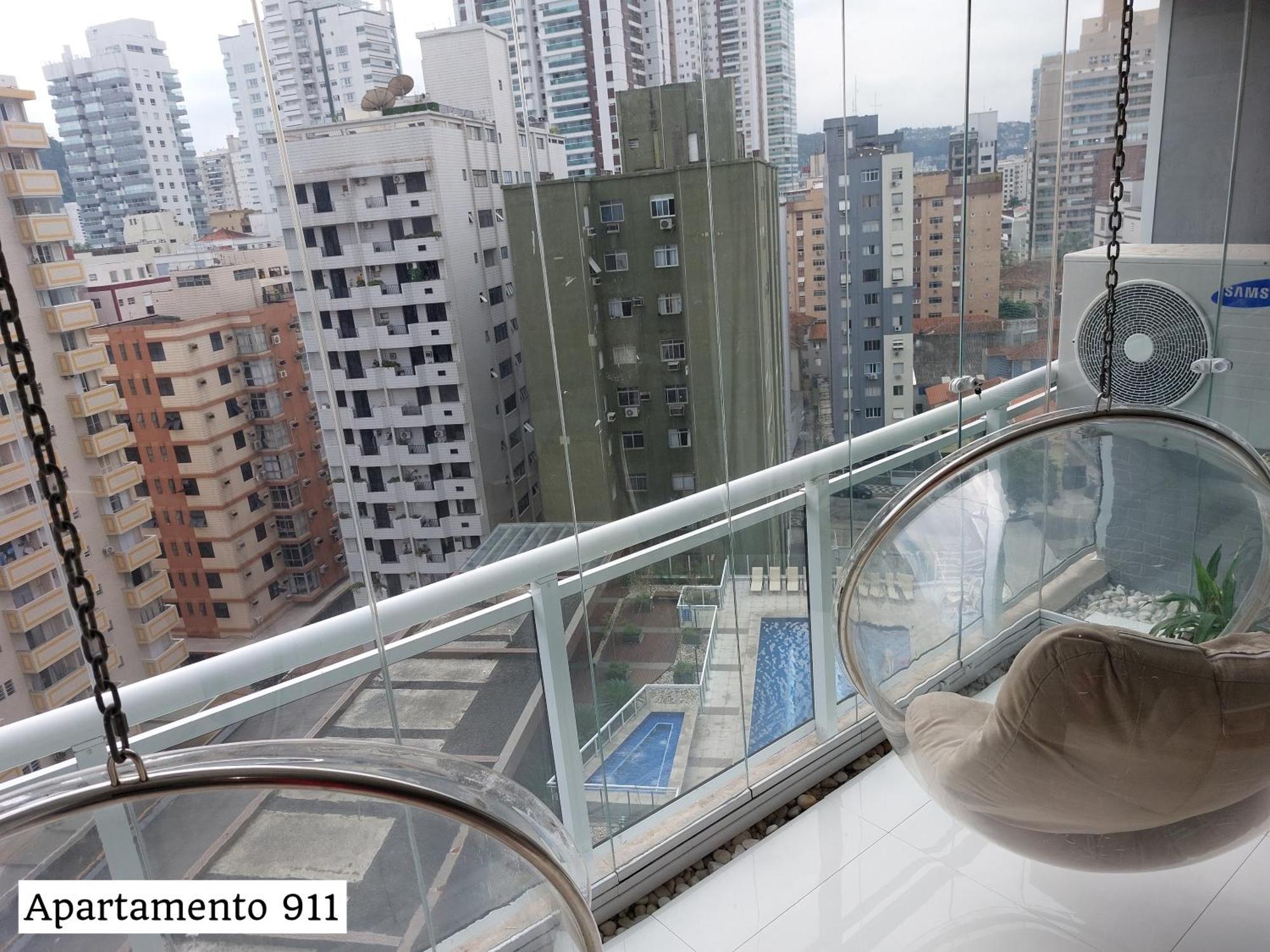 Book Santos - Condominio Unlimited - Apartamento Com Vista Mar E Apartamento Com Vista Piscina Pokój zdjęcie