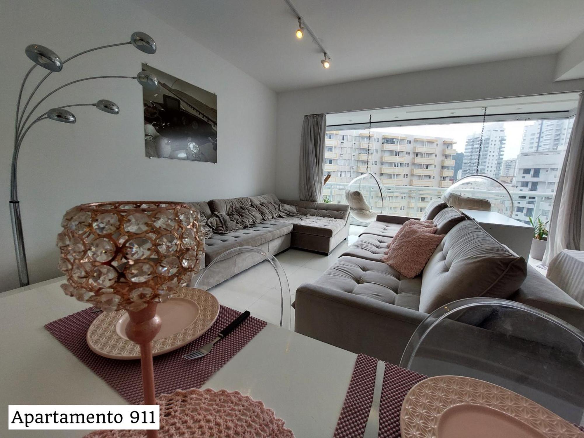 Book Santos - Condominio Unlimited - Apartamento Com Vista Mar E Apartamento Com Vista Piscina Pokój zdjęcie