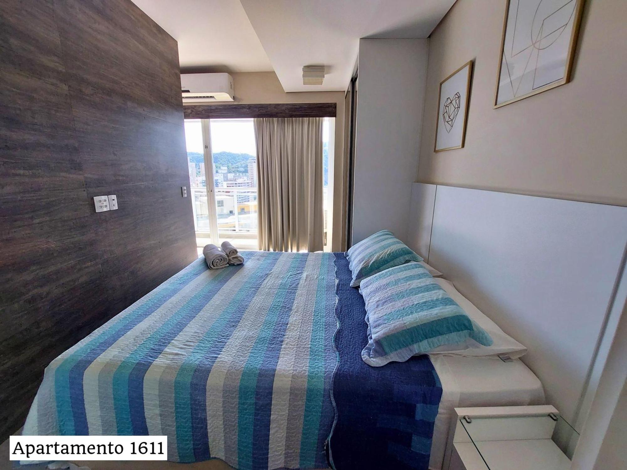 Book Santos - Condominio Unlimited - Apartamento Com Vista Mar E Apartamento Com Vista Piscina Pokój zdjęcie