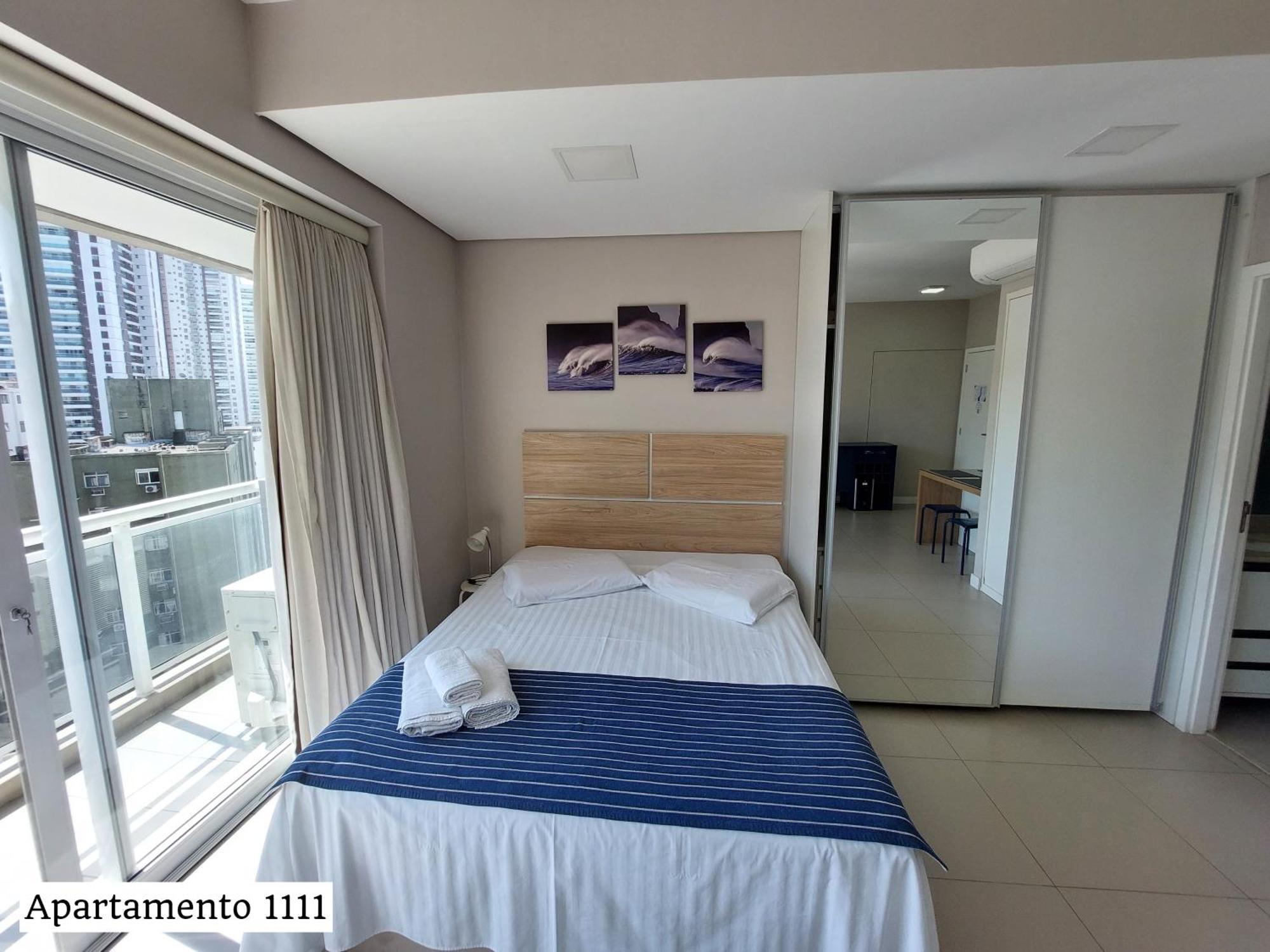 Book Santos - Condominio Unlimited - Apartamento Com Vista Mar E Apartamento Com Vista Piscina Pokój zdjęcie